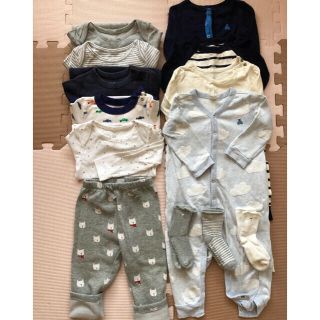 ベビーギャップ(babyGAP)の【まちゅ様専用】合計13点‼️長袖ロンパース&ボディーオールセット(ロンパース)