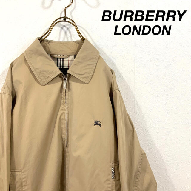熱い販売 BURBERRY - BURBERRY LONDON ノバチェック ホース刺繍 スイングトップ ブルゾン