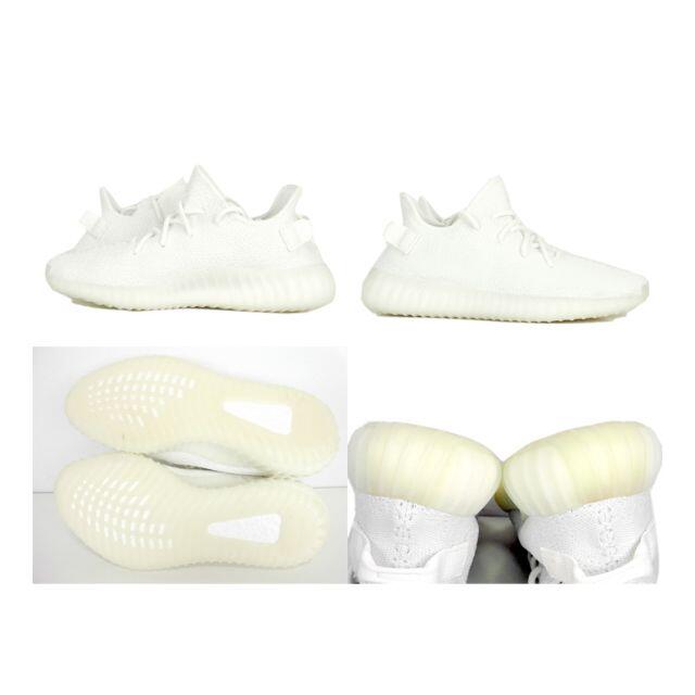 アディダス×カニエウエスト■YEEZYイージー350トリプルホワイトスニーカー