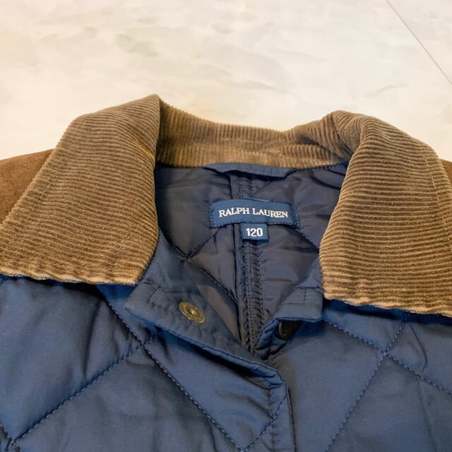 Ralph Lauren(ラルフローレン)のラルフローレン　キルティング風コート120 キッズ/ベビー/マタニティのキッズ服男の子用(90cm~)(コート)の商品写真