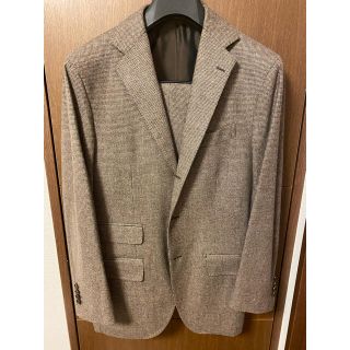 バーニーズニューヨーク(BARNEYS NEW YORK)のDe Petrillo デペトリロ ライトブラウン スーツ 46 美品(セットアップ)