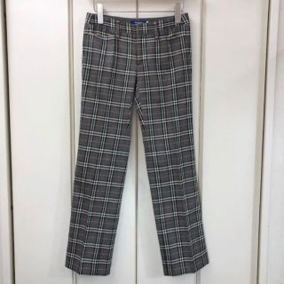 バーバリーブルーレーベル(BURBERRY BLUE LABEL)のBURBERRY BLUE LABEL ウール チェック パンツ(34)(カジュアルパンツ)