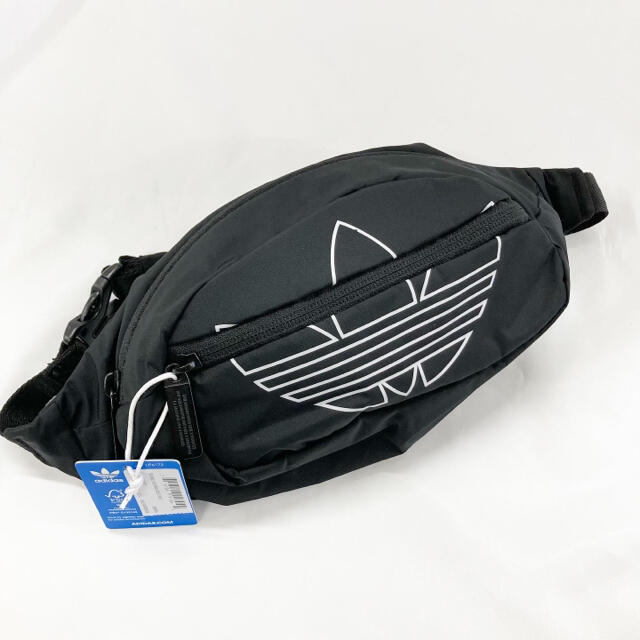 adidas(アディダス)のadidas ウエストバッグ　ボディーバッグ　プリント一部はがれ有　 メンズのバッグ(ボディーバッグ)の商品写真
