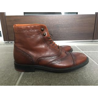 ザラ(ZARA)の再値下げ❗️ZARA天然皮革ブーツ　27.5cm EUサイズ42(ブーツ)