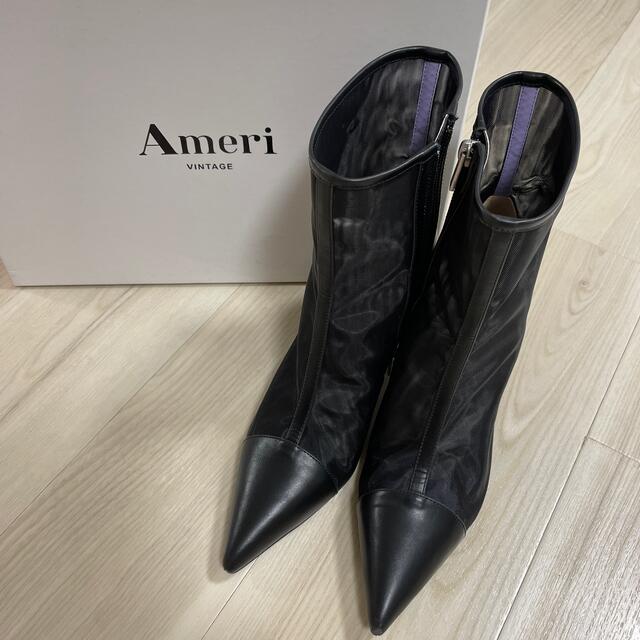 Ameri Vintage MESH PIPING BOOTS