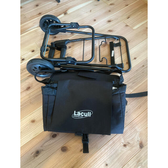 Lacull ラクール ショッピングカート 大容量 傘ホルダー・保冷シート付き レディースのバッグ(スーツケース/キャリーバッグ)の商品写真