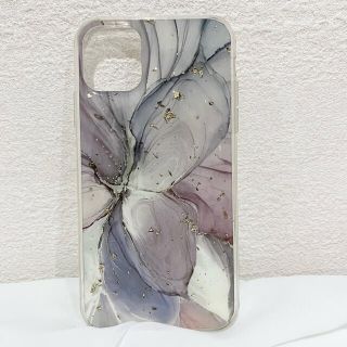 iPhoneケース11 ニュアンス マーブル 大人上品(iPhoneケース)