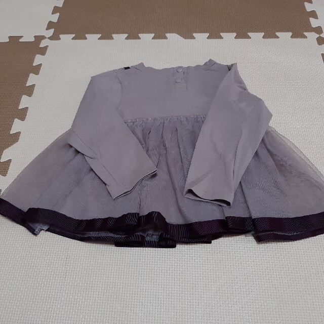 しまむら(シマムラ)のチュニック　ロンT　100センチ キッズ/ベビー/マタニティのキッズ服女の子用(90cm~)(Tシャツ/カットソー)の商品写真