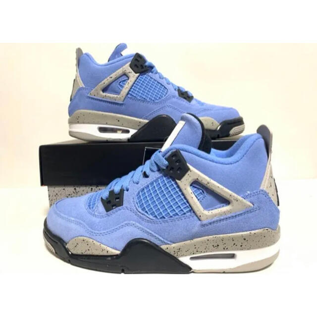 NIKE(ナイキ)のNIKE GS AIR JORDAN 4 "UNIVERSITY BLUE" レディースの靴/シューズ(スニーカー)の商品写真