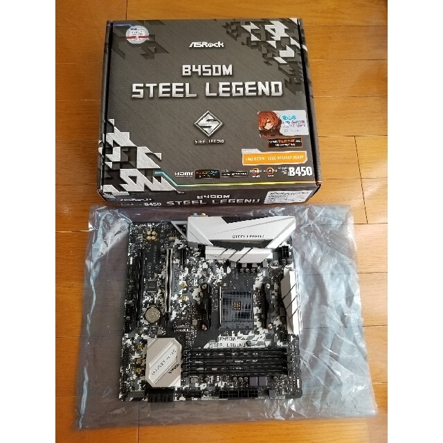 Asrock B450M Steel Legend マザーボード mATX