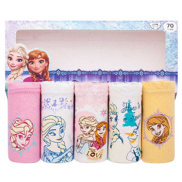 kitt新品　ディズニー　アナと雪の女王　下着　ショーツ　110〜120cm キッズ/ベビー/マタニティのキッズ服女の子用(90cm~)(下着)の商品写真