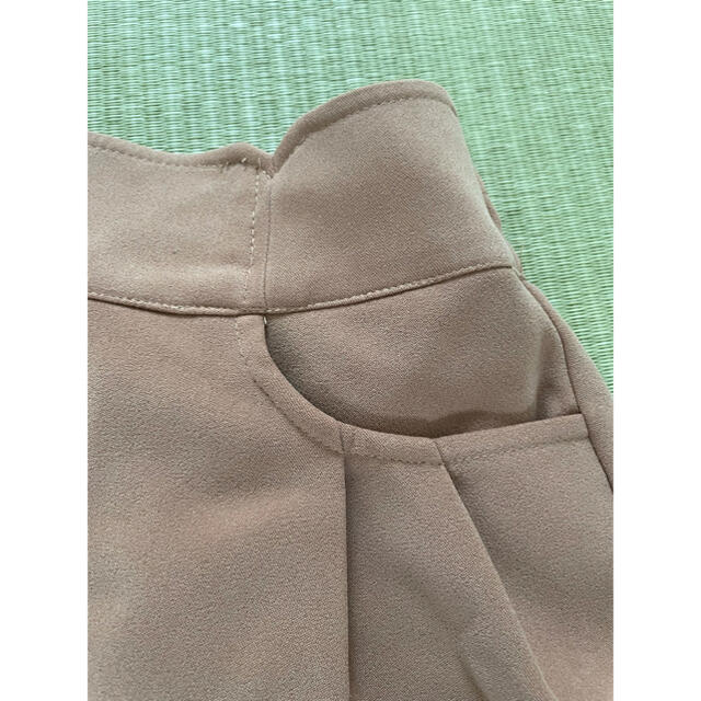 OLIVEdesOLIVE(オリーブデオリーブ)のスカート　膝丈　フリーサイズ　ブラウン　レディーススカート レディースのスカート(ひざ丈スカート)の商品写真