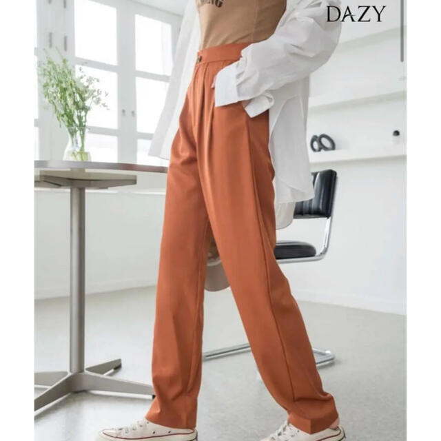 SHEIN DAZY ハイウエスト ストレートレッグ パンツ レディースのパンツ(カジュアルパンツ)の商品写真