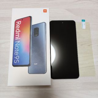 アンドロイド(ANDROID)のXiaomi Redmi note 9s ホワイト 6GB,128GB (スマートフォン本体)