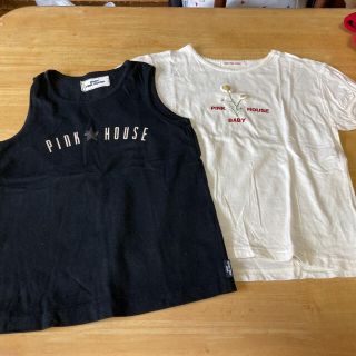 ピンクハウス(PINK HOUSE)のBABY PINK HOUSE タンクトップ＆半袖2枚セット(Tシャツ/カットソー)