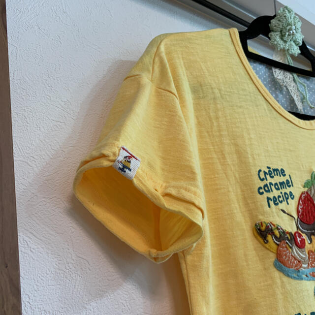 rough(ラフ)の【rough】パフェ　アップリケ　ロングTシャツ レディースのトップス(Tシャツ(半袖/袖なし))の商品写真
