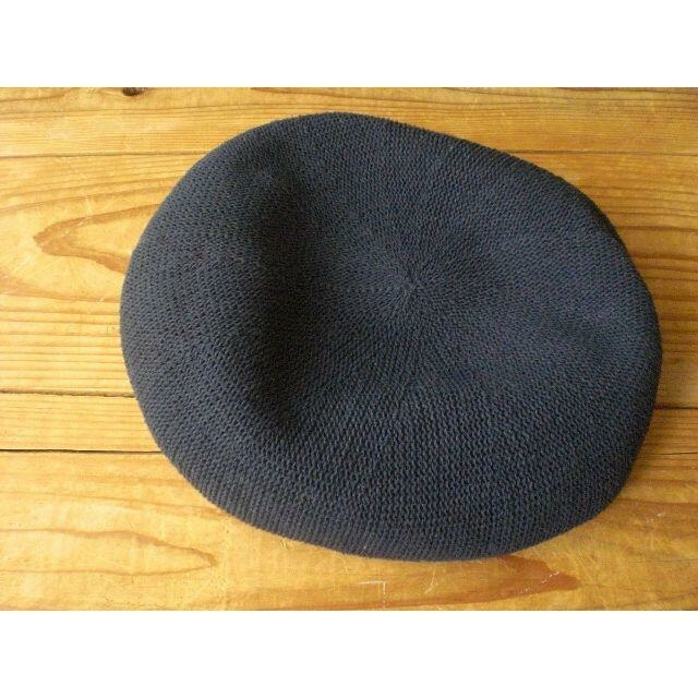 coen(コーエン)のcoen コーエン サマーベレー帽 ネイビー紺色 レディース コットン綿混 中古 レディースの帽子(ハンチング/ベレー帽)の商品写真