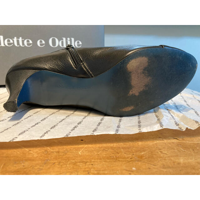 Odette e Odile(オデットエオディール)のOdette e Odileレザーショートブーツ レディースの靴/シューズ(ブーツ)の商品写真