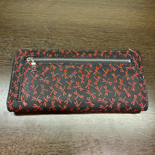 印伝　Ｌ字ファスナー　長財布　赤とんぼ レディースのファッション小物(財布)の商品写真