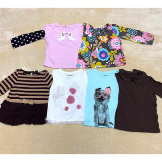 ジンボリー(GYMBOREE)の子供服、長袖、女の子、まとめ売り、6枚(Tシャツ/カットソー)