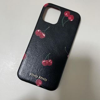 ミュウミュウ iphoneケース（ブラック/黒色系）の通販 63点 | miumiuを 