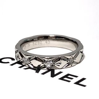 シャネル(CHANEL)のはみちゃん様専用【美品】CHANEL Pt950 マトラッセ リングダイヤモンド(リング(指輪))