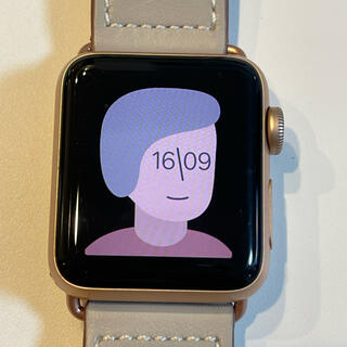アップル(Apple)のApple Watch 3  ピンクゴールド GPSモデル 38mm 極美品(その他)