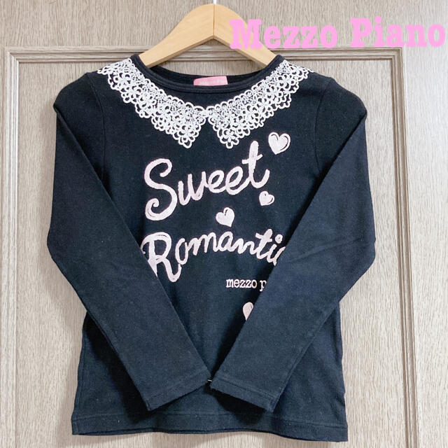 mezzo piano(メゾピアノ)のメゾピアノトップストレーナーTシャツ キッズ/ベビー/マタニティのキッズ服女の子用(90cm~)(Tシャツ/カットソー)の商品写真