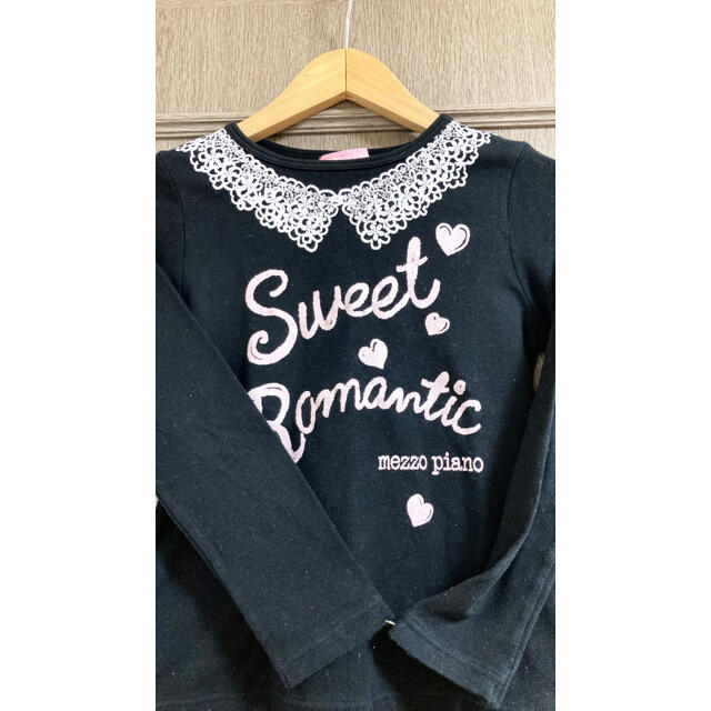 mezzo piano(メゾピアノ)のメゾピアノトップストレーナーTシャツ キッズ/ベビー/マタニティのキッズ服女の子用(90cm~)(Tシャツ/カットソー)の商品写真