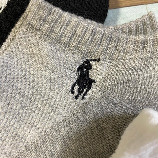 POLO RALPH LAUREN(ポロラルフローレン)の正規品 ポロラルフローレン レディース ソックス  3足3色セット レディースのレッグウェア(ソックス)の商品写真