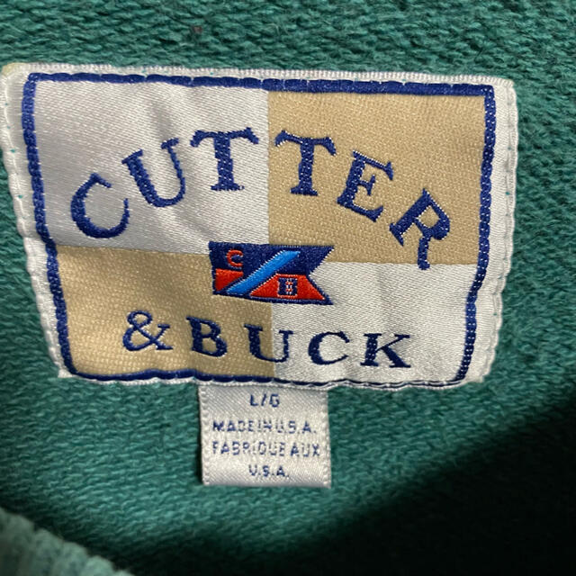 CUTTER & BUCK(カッターアンドバック)の90s 古着 カッターアンドバック 刺繍 USA製 ビッグシルエット ゆるだぼ メンズのトップス(スウェット)の商品写真