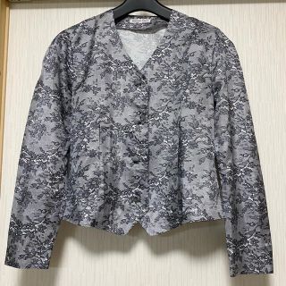 ロシャス(ROCHAS)のロシャス　花柄光沢ブラウス(シャツ/ブラウス(長袖/七分))