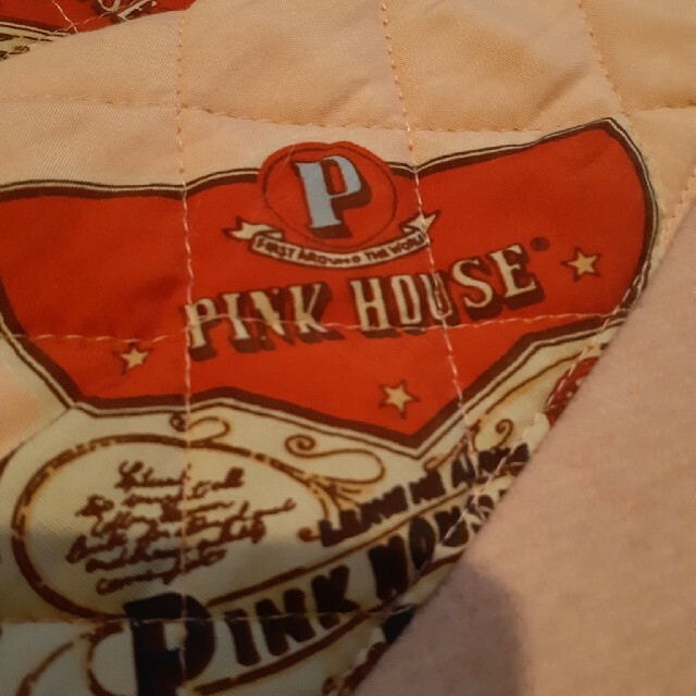PINK ピンクハウス:皮ワッペンロゴブルゾンの通販 by シャイン☆パパ｜ピンクハウスならラクマ HOUSE - 爆買い国産
