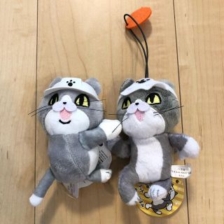 仕事猫　くまみね　マスコットぬいぐるみ　2種各1体セット(キャラクターグッズ)