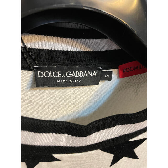 DOLCE&GABBANA(ドルチェアンドガッバーナ)の新品未使用2021SSドルチェ＆ガッバーナD&Gスウェットsスター柄トレーナー メンズのトップス(スウェット)の商品写真