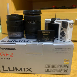 パナソニック(Panasonic)のPanasonic Lumix GF2 レンズ2つ(ミラーレス一眼)