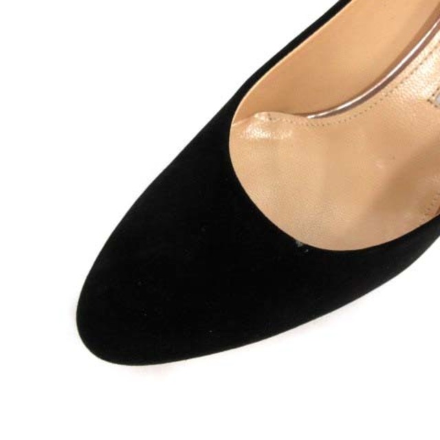 PELLICO(ペリーコ)のペリーコ アーモンドトゥTAXIパンプス スエード 36.5 23.5cm 黒 レディースの靴/シューズ(ハイヒール/パンプス)の商品写真