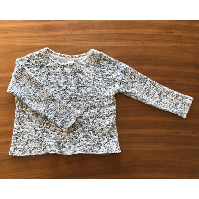 ZARA KIDS(ザラキッズ)のZARA kids  トップス　ツイード風　116センチ キッズ/ベビー/マタニティのキッズ服女の子用(90cm~)(Tシャツ/カットソー)の商品写真