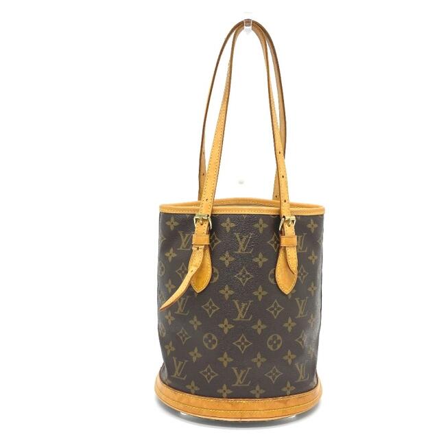 ルイヴィトン LOUIS VUITTON プチバケット PM M42238 モノグラム ショルダーバッグ トートバッグ モノグラムキャンバス ブラウン