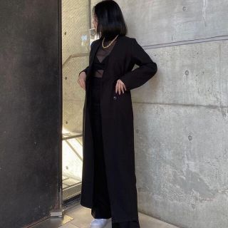 waist cord long jk ウエストコードロングジャケット juemi(ロングコート)