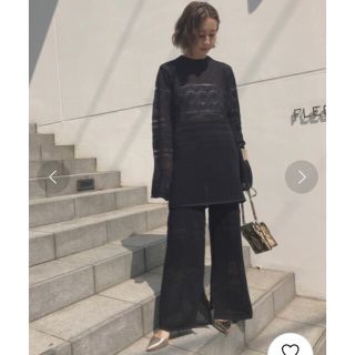 アメリヴィンテージ(Ameri VINTAGE)のアメリヴィンテージ セットアップ LACY FUSUMA KNIT(セット/コーデ)