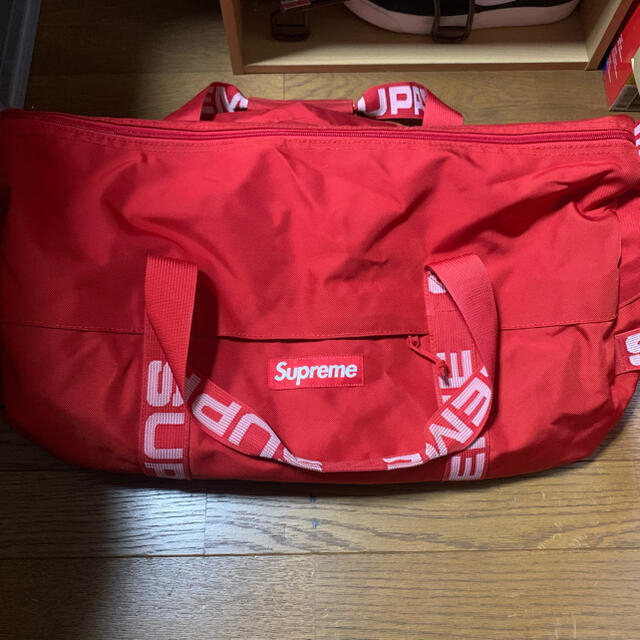 Supreme】duffle bag 18SS RED Boston bag あなたのお気に入り見つけ