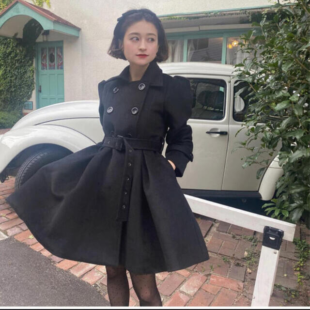 Bibiy. OLIVIA COAT ネイビー コート