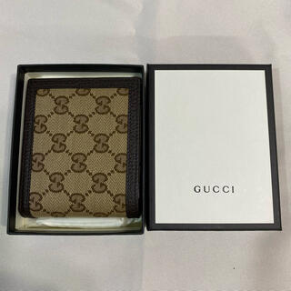 グッチ(Gucci)のGUCCI グッチ　二つ折り　財布 GGキャンバス(長財布)