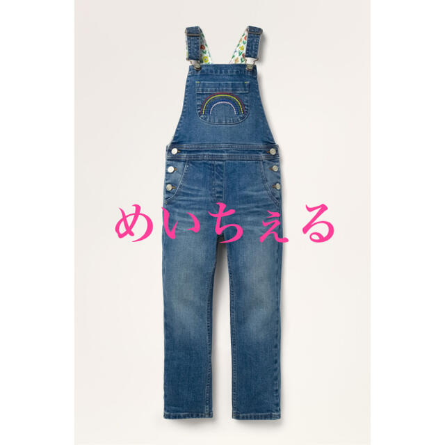 Boden(ボーデン)の【新品】Boden ブルー デニム Fun ダンガリー キッズ/ベビー/マタニティのキッズ服女の子用(90cm~)(パンツ/スパッツ)の商品写真