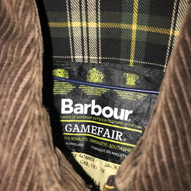 Barbour(バーブァー)のバブアー　ゲームフェア　ビンテージ　c42  1996年製 メンズのジャケット/アウター(ミリタリージャケット)の商品写真