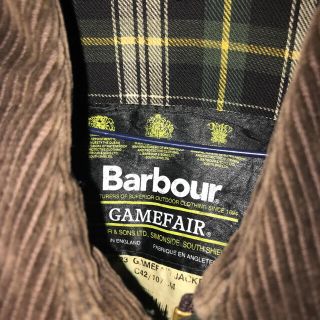 Barbour - バブアー ゲームフェア ビンテージ c42 1996年製の通販 by