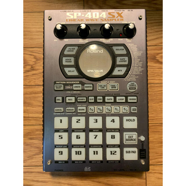 Roland(ローランド)の小林様専用　Roland sp 404sx 動作確認済み 楽器のDJ機器(その他)の商品写真