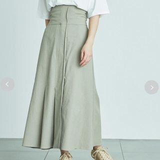 エミアトリエ(emmi atelier)の完売品　emmi atelier ハイウエストストレッチスカート(ロングスカート)