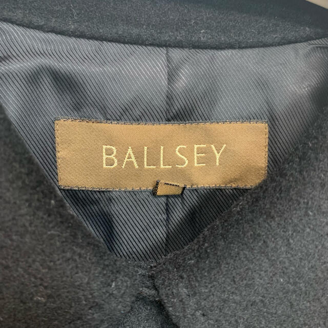 Ballsey(ボールジィ)の試着のみ【TOMORROW LAND・BALLSEY】ブラックコート レディースのジャケット/アウター(ピーコート)の商品写真